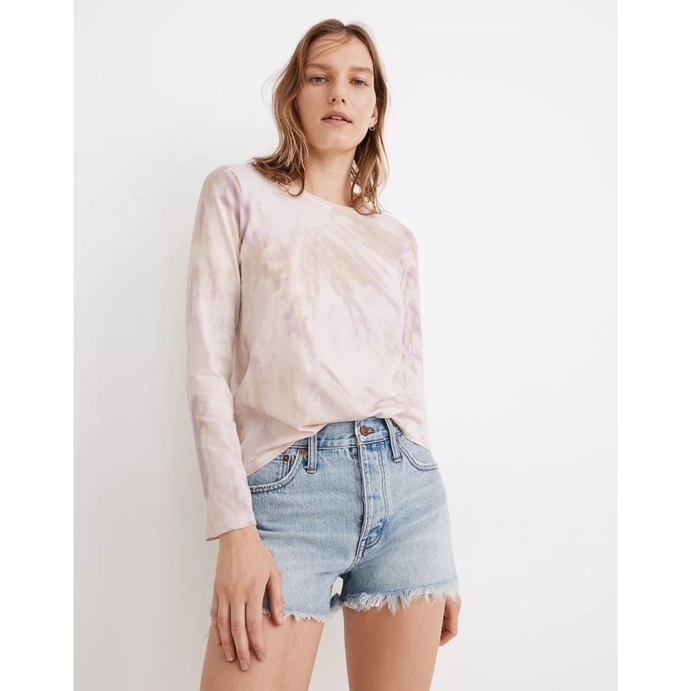 Nwt Madewell | Northside Long-Sleeve Vintage Tie-Dye Tee